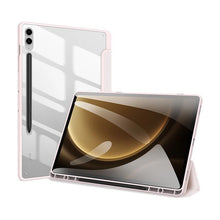 Заредете изображение във визуализатора на галерията – Dux Ducis Toby case with flip stand for Samsung Galaxy Tab S9 FE - pink
