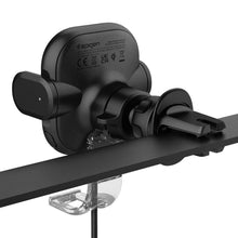 Заредете изображение във визуализатора на галерията – Spigen UTS12W ONETAP UNIVERSAL VENT CAR MOUNT WIRELESS CHARGER BLACK
