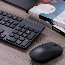 Заредете изображение във визуализатора на галерията – Xiaomi 2in1 wireless keyboard and mouse set 2.4Ghz black (BHR6100GL)
