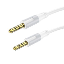 Заредете изображение във визуализатора на галерията – Borofone Cable BL19 Creator - jack 3,5mm to jack 3,5mm - 1 metre white

