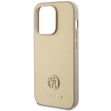 Заредете изображение във визуализатора на галерията – Original Case GUESS Strass Metal Logo GUHCP15XPS4DGPD for Iphone 15 Pro Max gold
