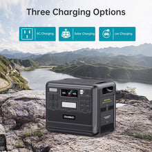Заредете изображение във визуализатора на галерията – Choetech BS008 2400W USB-A / USB-C / XT60 / DC5521 / AC power station - black
