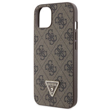 Заредете изображение във визуализатора на галерията – Original Case GUESS hardcase Crossbody 4G Metal Logo GUHCP13MP4TDSCPW for Iphone 13 brown
