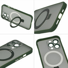 Заредете изображение във визуализатора на галерията – Tel Protect Magical Magsafe Stand Case for Iphone 11 Pro green
