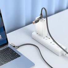 Заредете изображение във визуализатора на галерията – Borofone Cable BU43 Triumph 4 in 1 - USB + Type C na Lightning + Type C - PD 27W 3A 1,2 metres black
