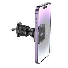 Заредете изображение във визуализатора на галерията – Borofone Car holder BH96 NT Ice magnetic to air vent black
