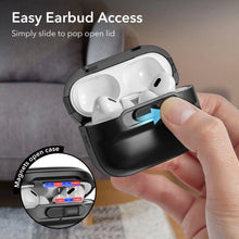 Заредете изображение във визуализатора на галерията – ESR Pulse Halolock Case with MagSafe for Apple AirPods Pro 1/2 - Black
