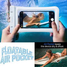 Заредете изображение във визуализатора на галерията – Spigen A610 UNIVERSAL WATERPROOF FLOAT CASE WHITE
