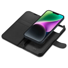 Заредете изображение във визуализатора на галерията – SPIGEN Wallet S book for IPHONE 14 black
