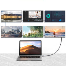 Заредете изображение във визуализатора на галерията – Ugreen cable cable USB C (male) - USB C (male) Thunderbolt 4 100W / 8K 60Hz / 40Gb/s 0.8m black (US501)
