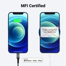 Заредете изображение във визуализатора на галерията – Acefast cable usb a a to lightning 8-pin mfi 2,4a aluminum alloy c1-02 1,2 m deep space gray
