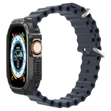 Заредете изображение във визуализатора на галерията – SPIGEN RUGGED ARMOR APPLE WATCH ULTRA (49 MM ) MATTE BLACK
