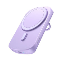 Заредете изображение във визуализатора на галерията – Wireless powerbank 6000mAh Joyroom JR-W030 20W MagSafe with ring and stand - purple
