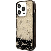 Заредете изображение във визуализатора на галерията – Original Case GUESS Liquid Glitter 4G Transculent GUHCP14LLC4PSGK for Iphone 14 Pro black

