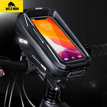 Заредете изображение във визуализатора на галерията – WILDMAN Bicycle bag MS88 waterproof 1,2L
