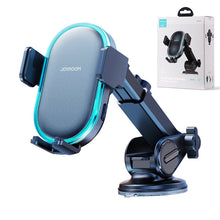 Заредете изображение във визуализатора на галерията – Joyroom car holder with 15W inductive charger for dashboard black (JR-ZS299)
