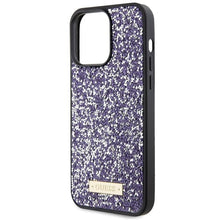 Заредете изображение във визуализатора на галерията – Original faceplate case GUESS GUHCP15XPFGSBSP for iPhone 15 Pro Max (Rhinestone Metal Logo / Light pink)
