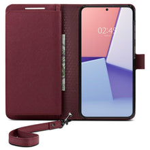 Заредете изображение във визуализатора на галерията – Spigen WALLET "S" PLUS GALAXY S23+ PLUS BURGUNDY
