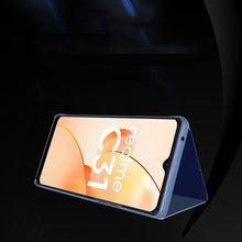 Заредете изображение във визуализатора на галерията – Clear View Case cover for Realme C31 flip cover black

