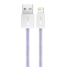 Заредете изображение във визуализатора на галерията – Baseus Dynamic 2 Series USB-A - Lightning 2.4A 480Mbps cable 1m purple
