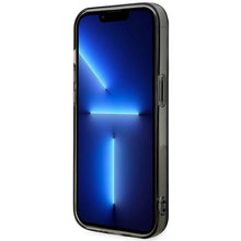 Заредете изображение във визуализатора на галерията – Case BMW BMHMP14LHDTK iPhone 14 Pro 6.1" grey/grey Tricolor Stripes MagSafe
