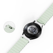 Заредете изображение във визуализатора на галерията – Universal Magnetic Samsung Galaxy Watch 3 45mm / S3 / Huawei Watch Ultimate / GT3 SE 46mm Dux Ducis Strap (22mm LD Version) - Green
