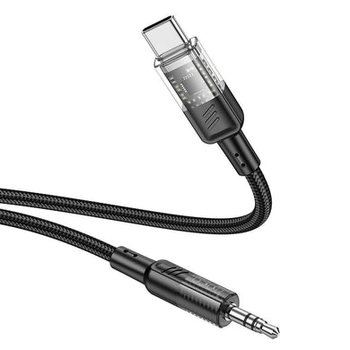 HOCO cable AUX Audio Jack 3,5mm to Type C UPA27 1,2m black