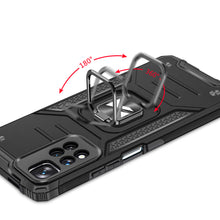 Заредете изображение във визуализатора на галерията – Wozinsky Ring Armor Tough Hybrid Case Cover + Magnetic Mount Xiaomi Redmi Note 11 Pro 5G (China) / Redmi Note 11 Pro + 5G (China) / Mi 11i (India) / Mi 11i HyperCharge / Poco X4 NFC 5G black - TopMag
