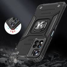 Заредете изображение във визуализатора на галерията – Wozinsky Ring Armor Tough Hybrid Case Cover + Magnetic Mount Xiaomi Redmi Note 11 Pro 5G (China) / Redmi Note 11 Pro + 5G (China) / Mi 11i (India) / Mi 11i HyperCharge / Poco X4 NFC 5G blue - TopMag
