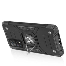 Заредете изображение във визуализатора на галерията – Wozinsky Ring Armor tough hybrid case cover + magnetic holder for Samsung Galaxy A03s black - TopMag
