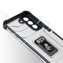 Заредете изображение във визуализатора на галерията – Crystal Ring Case tough hybrid cover + magnetic holder for Samsung Galaxy S22 + (S22 Plus) green - TopMag
