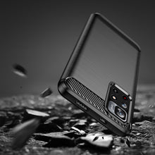 Заредете изображение във визуализатора на галерията – Carbon Case Flexible Cover Sleeve for Xiaomi Redmi Note 11 black - TopMag
