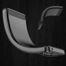Заредете изображение във визуализатора на галерията – Carbon Case Flexible Cover Sleeve for Xiaomi Redmi Note 11 black - TopMag
