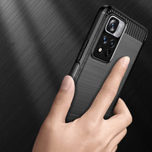 Заредете изображение във визуализатора на галерията – Carbon Case flexible case cover Xiaomi Redmi Note 11 Pro+ 5G (China) / 11 Pro 5G (China) / Mi11i HyperCharge / Poco X4 NFC black - TopMag
