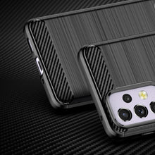 Заредете изображение във визуализатора на галерията – Carbon Case Flexible Cover Sleeve for Samsung Galaxy A33 5G black - TopMag
