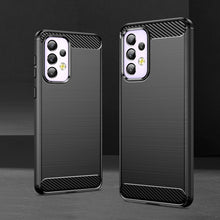 Заредете изображение във визуализатора на галерията – Carbon Case Flexible Cover Sleeve for Samsung Galaxy A33 5G black - TopMag
