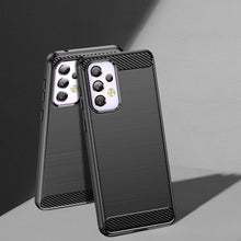 Заредете изображение във визуализатора на галерията – Carbon Case Flexible Cover Sleeve for Samsung Galaxy A33 5G black - TopMag

