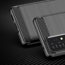Заредете изображение във визуализатора на галерията – Carbon Case Flexible Cover Sleeve for Samsung Galaxy A53 5G black - TopMag
