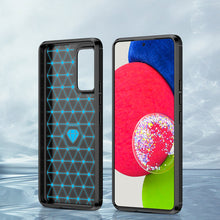 Заредете изображение във визуализатора на галерията – Carbon Case Flexible Cover Sleeve for Samsung Galaxy A53 5G black - TopMag
