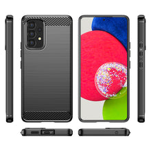 Заредете изображение във визуализатора на галерията – Carbon Case Flexible Cover Sleeve for Samsung Galaxy A53 5G black - TopMag

