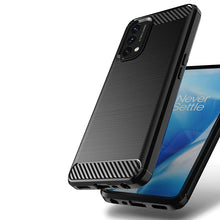 Заредете изображение във визуализатора на галерията – Carbon Case Flexible cover for OnePlus Nord N200 5G black - TopMag
