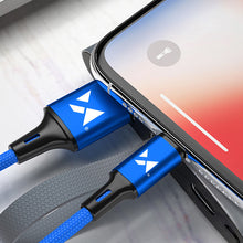 Заредете изображение във визуализатора на галерията – Wozinsky cable USB cable - Lightning 2.4A 2m blue (WUC-L2BE) - TopMag
