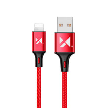 Заредете изображение във визуализатора на галерията – Wozinsky cable USB cable - Lightning 2.4A 2m red (WUC-L2R) - TopMag
