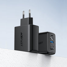 Заредете изображение във визуализатора на галерията – Acefast 2in1 charger GaN 65W USB Type C / USB, adapter adapter HDMI 4K @ 60Hz (set with cable) white (A17 white) - TopMag
