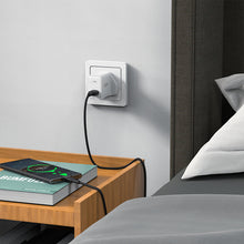 Заредете изображение във визуализатора на галерията – Acefast GaN charger (UK plug) USB Type C 30W, Power Delivery, PPS, Q3 3.0, AFC, FCP black (A24 UK black) - TopMag
