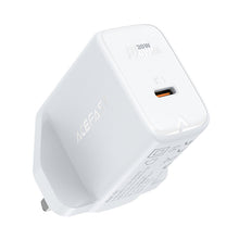 Заредете изображение във визуализатора на галерията – Acefast GaN wall charger (UK plug) USB Type C 30W, Power Delivery, PPS, Q3 3.0, AFC, FCP white (A24 UK white) - TopMag
