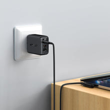 Заредете изображение във визуализатора на галерията – Acefast angled cable USB Type C - USB Type C 2m, 100W (20V / 5A) black (C5-03 Black) - TopMag

