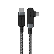 Заредете изображение във визуализатора на галерията – Acefast angled cable USB Type C - USB Type C 2m, 100W (20V / 5A) gray (C5-03 deep space gray) - TopMag
