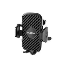 Заредете изображение във визуализатора на галерията – Dudao mechanical car holder for air supply ventilation grille black (F2 Pro black)
