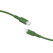 Заредете изображение във визуализатора на галерията – Acefast cable MFI USB Type C - Lightning 1.2m, 30W, 3A green (C2-01 oliver green) - TopMag
